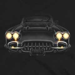 Chevy Corvette 1958 Класически Американски Спорт Тениска