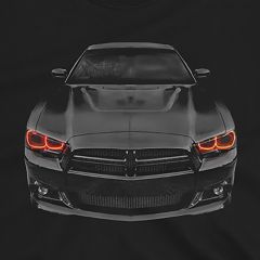 American Muscle Car Charger Demon Halos T-Shirt