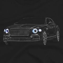 Flying Spur V8 T-Shirt | Luxury Performance Sedan Tee | British Power and Elegance