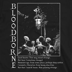 Bloodborne Винтидж Тъмно Фентъзи Soulslike Тениска