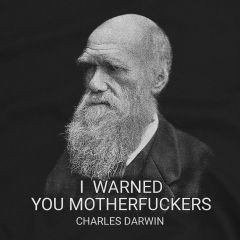 Предупредих Те Charles Darwin Тениска