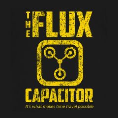 Flux Capacitor Back To The Future Delorean Тениска